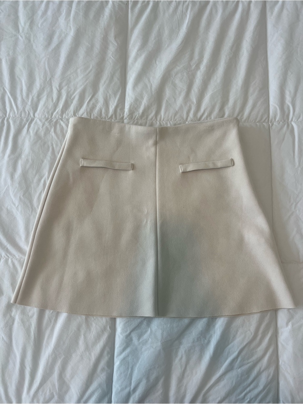Zara Cream Mini Skirt